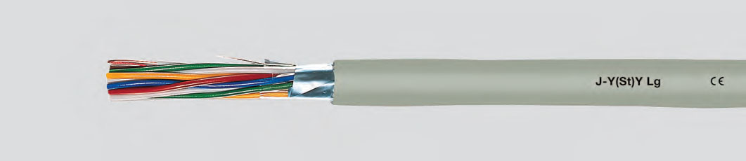 Телефонный монтажный кабель типа J-Y(St)Y Lg для внутренней проводки, соответствующий стандарту VDE 0815